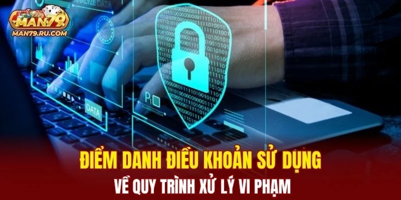 Điểm danh điều khoản sử dụng về xử lý vi phạm
